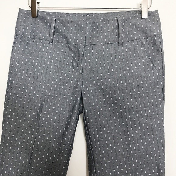 Ann Taylor Signature printed cotton pants 0 NWOT - Picture 2 of 8